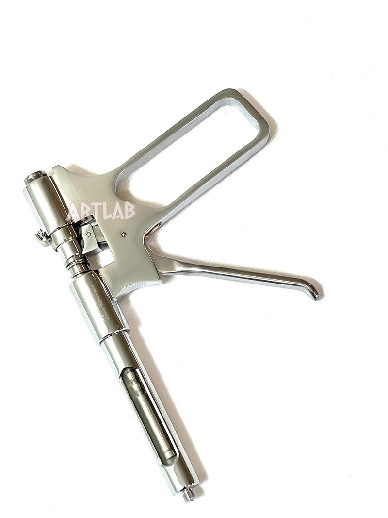 artlab German Stainless Dental Syringe intraligamental 1.8ml anesthetic Power Syringe Dental Instrument Anesthesia Dental Syringe-Gun Type (Stainless Steel FIG1) - Image 5